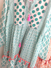 Laden Sie das Bild in den Galerie-Viewer, Tunika-Kleid "PAULA" grün