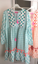 Laden Sie das Bild in den Galerie-Viewer, Tunika-Kleid "PAULA" grün