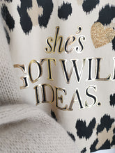Laden Sie das Bild in den Galerie-Viewer, T-Shirt &quot;WILD IDEAS&quot; beige
