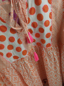 Tunika-Kleid "PAULA" orange